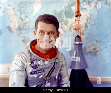 ASTRONAUT WALTER SCHIRRA Stockfoto