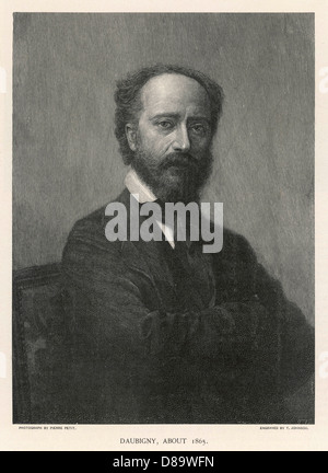 Charles Francois DAUBIGNY, französischer Künstler Stockfoto