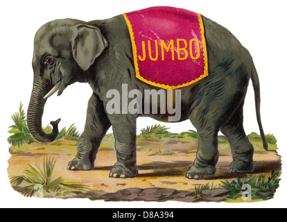 Elefant Jumbo Schrott Stockfoto