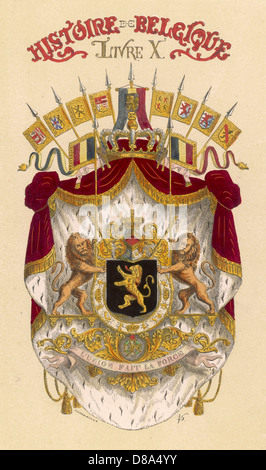 BELGISCHES WAPPEN Stockfoto