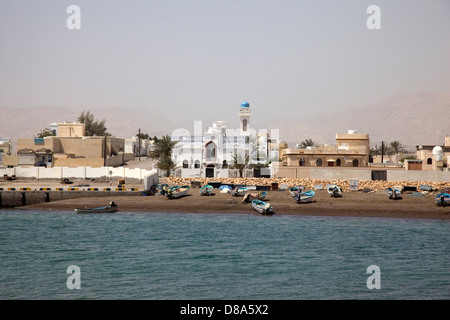 Fischerdorf außerhalb Salalah, Oman. Stockfoto