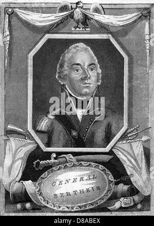 LOUIS ALEX BERTHIER Stockfoto