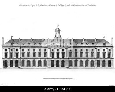 PANTHEMONT ABBEY / 18TH Stockfoto