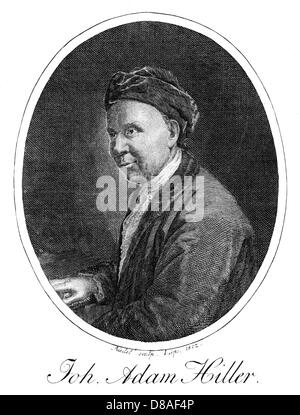 JOHANN ADAM HILLER Stockfoto