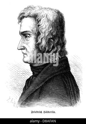 JOHANN HOLDERLIN Stockfoto