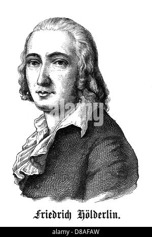 JOHANN HOLDERLIN Stockfoto