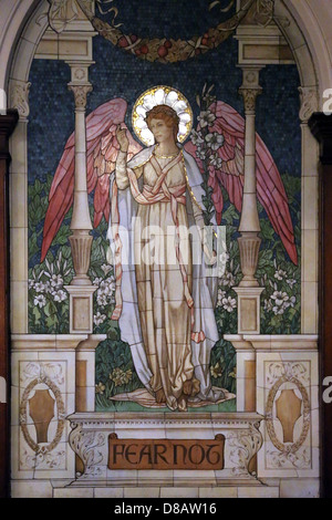 Southwark London England 18. Jahrhundert Kerls Kapelle Mosaik Erzengel Gabriel Angst nicht Stockfoto