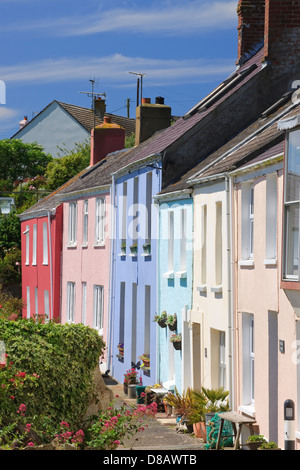 Auf dem Land an Solva Pembrokeshire Wales Stockfoto