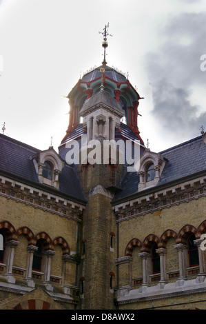 Laterne des Abbey Mills Abwasserpumpwerk 1868 von Joseph Bazalgette und Edmund Cooper, Stratford, London, England Stockfoto