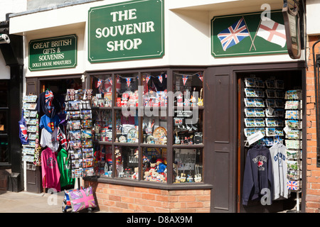 Souvenir-Shop, Stratford-upon-Avon, Warwickshire UK Stockfoto