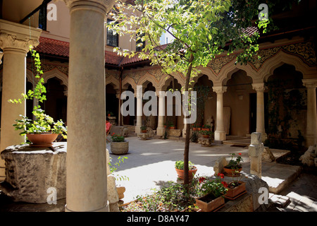 Stavropoleos Kirche, früher die Kirche der griechischen Händler, Bukarest, Rumänien Stockfoto