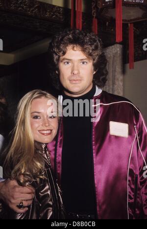 CATHERINE HICKLAND mit David Hasselhoff.e3337a. (Kredit-Bild: © Nate Cutler/Globe Photos/ZUMAPRESS.com) Stockfoto