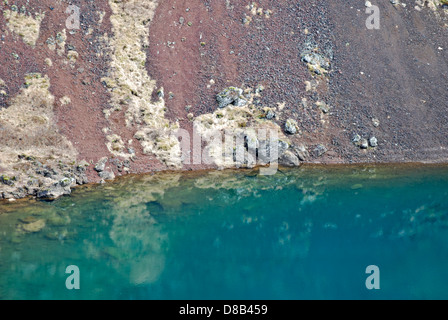 Keriò, Kerith oder Kerid, vulkanische Krater, See, Island, Europa Stockfoto