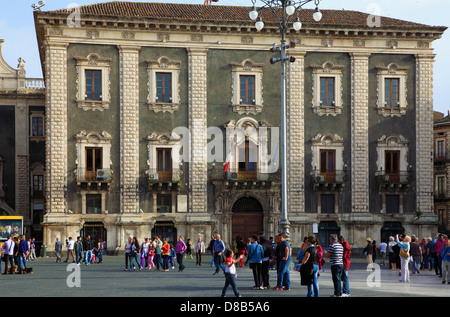 Italien, Sizilien, Catania, Piazza del Duomo, Stockfoto