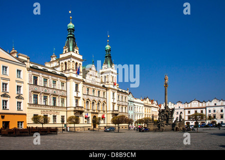 Tschechische Republik - Stadt Pardubice - Renaissance Gildenhalle auf Perstynske Quadratmeter Stockfoto