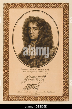 JAMES DUKE MONMOUTH Stockfoto