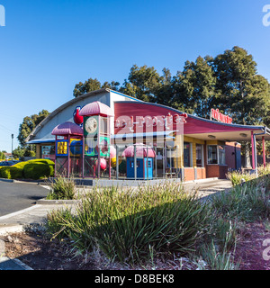 Roter Hahn Huhn Restaurant Sunbury, Victoria, Australien Stockfoto