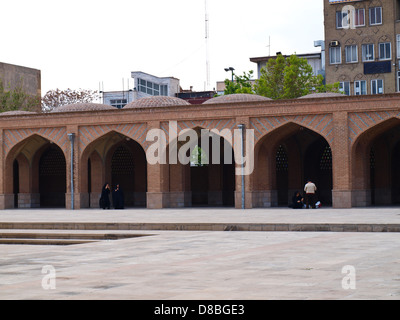 Ziegelgewölbe in blaue Moschee in Tabriz, Iran Stockfoto