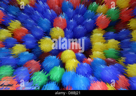 Bild von einem Hintergrund aus Streifen von verschiedenen Farben Stockfoto