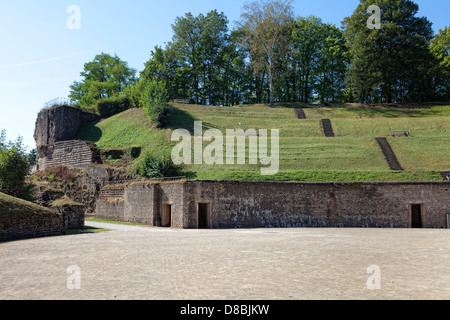 Amphitheater aus der Römerzeit, Trier, Rheinland-Pfalz, Deutschland, Europa Stockfoto