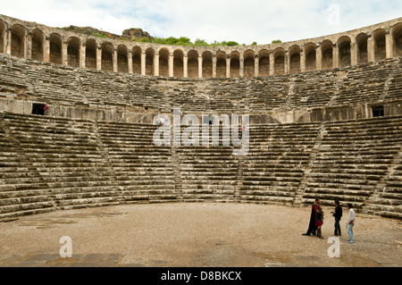 Theater von Aspendos, in der Nähe von Antalya, Türkei Stockfoto