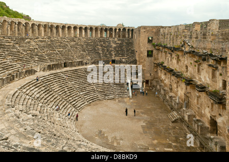 Theater von Aspendos, in der Nähe von Antalya, Türkei Stockfoto