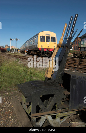 Mitte des Norfolk Railway Vertrauen. Klasse 101 Diesel Mulitple Ganzzug. Gebaut von Metropolitan Cammell in Birmingham von 1956 bis 59 Stockfoto