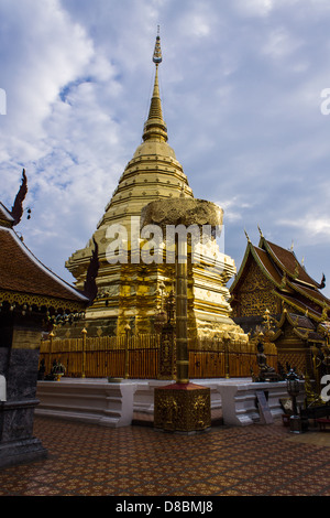 Wat Phrathat Doi Suthep Tempel in Chiang Mai, Thailand Stockfoto