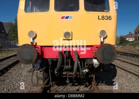 Klasse 101 Diesel Mulitple Ganzzug bei Mid Norfolk Railway Trust. Gebaut von Metropolitan Cammell in Birmingham von 1956 bis 59 Stockfoto