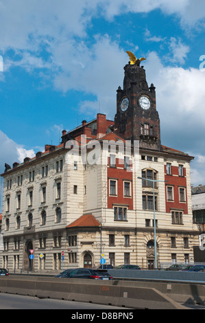 Praha Hlavni Nadrazi Bahnhof (1909) von Josef Fanta Neustadt Prag Tschechische Republik Europa Stockfoto