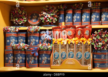 La Cure Gourmande Biscuitier Sucrecuitier Candy Shop, Straßburg, Elsass, Frankreich, Europa Stockfoto