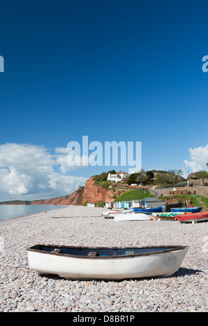 Der Jurassic Coast, Budleigh Salterton, East Devon, England Stockfoto