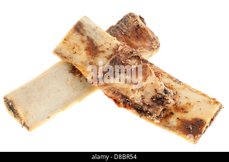 Getrocknetes Rindfleisch Rippen Hund behandelt Stockfoto