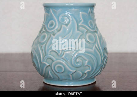 Art deco Keramik Vase. c 1930. Vermutlich durch Beswicks gemacht Stockfoto