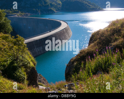 Flut d'emosson, Wallis, Schweiz Stockfoto