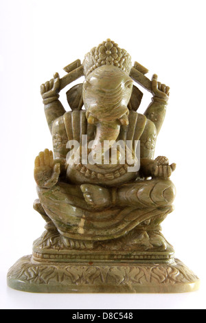 Ganesha-Statue auch buchstabiert Ganesa und Ganesh, auch bekannt als Pillaiyar und Ganapati, Vinayaka Stockfoto