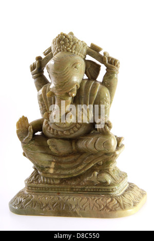 Ganesha-Statue auch buchstabiert Ganesa und Ganesh, auch bekannt als Pillaiyar und Ganapati, Vinayaka Stockfoto