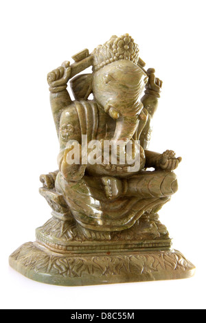 Ganesha-Statue auch buchstabiert Ganesa und Ganesh, auch bekannt als Pillaiyar und Ganapati, Vinayaka Stockfoto