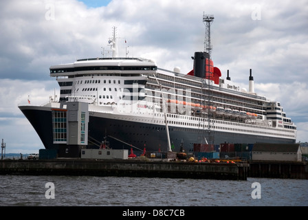 Cunard Line-Queen Mary 2 Transatlantic Ozeandampfer Stockfoto