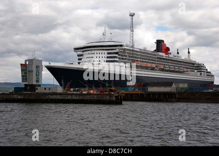 Cunard Line-Queen Mary 2 Transatlantic Ozeandampfer Stockfoto