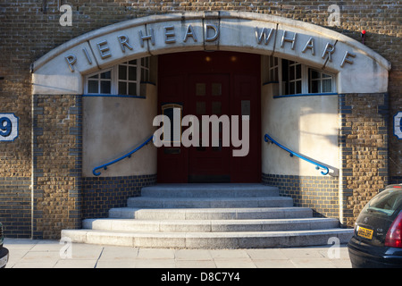 Pierhead Wharf, Wapping High Street, London Stockfoto