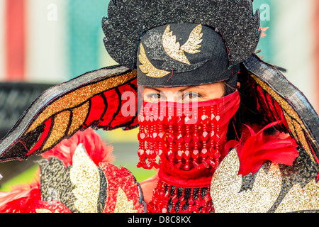 Jährliche Karneval im Moskauer Ermitage-Garten Stockfoto