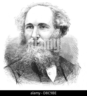 JAMES CLERK MAXWELL (1831-1879), schottischer Mathematiker und Physiker Stockfoto