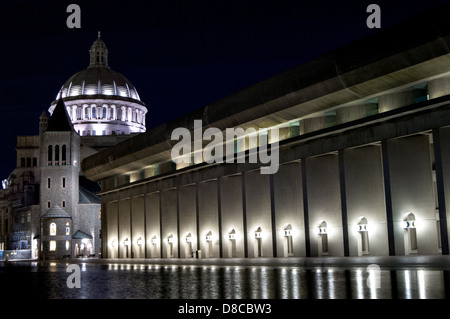 Die erste Kirche von Christ, Wissenschaftler in Boston, Massachusetts. Stockfoto