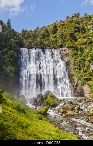 Marokopa Falls, Waitomo Dsitrict, Waikato Region, New Zealand. Stockfoto