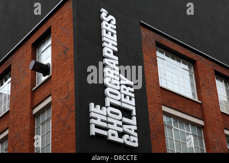 Der Photographers' Gallery in London, England. Stockfoto