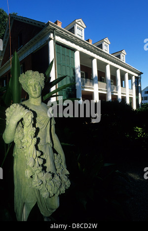 Elk283-4198v Louisiana, Cajun Country, New Iberia, Schatten auf der Teche Plantage nach Hause, 1834 Stockfoto