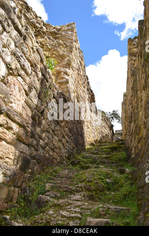 Wände aus Stein Festung Kuelap, Chachapoyas, Peru Stockfoto