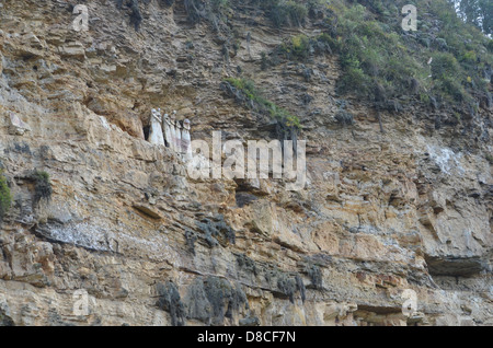 Karaia Sarcofagos, Chachapoyas, Amazonas, Peru Stockfoto