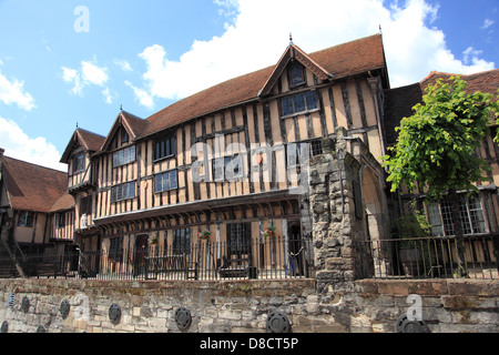Lord Leycester Hospital, Warwick, die als Krankenhaus von Robert Dudley, Earl of Leicester, Favorit der Königin Elizabeth habe ich gegründet Stockfoto